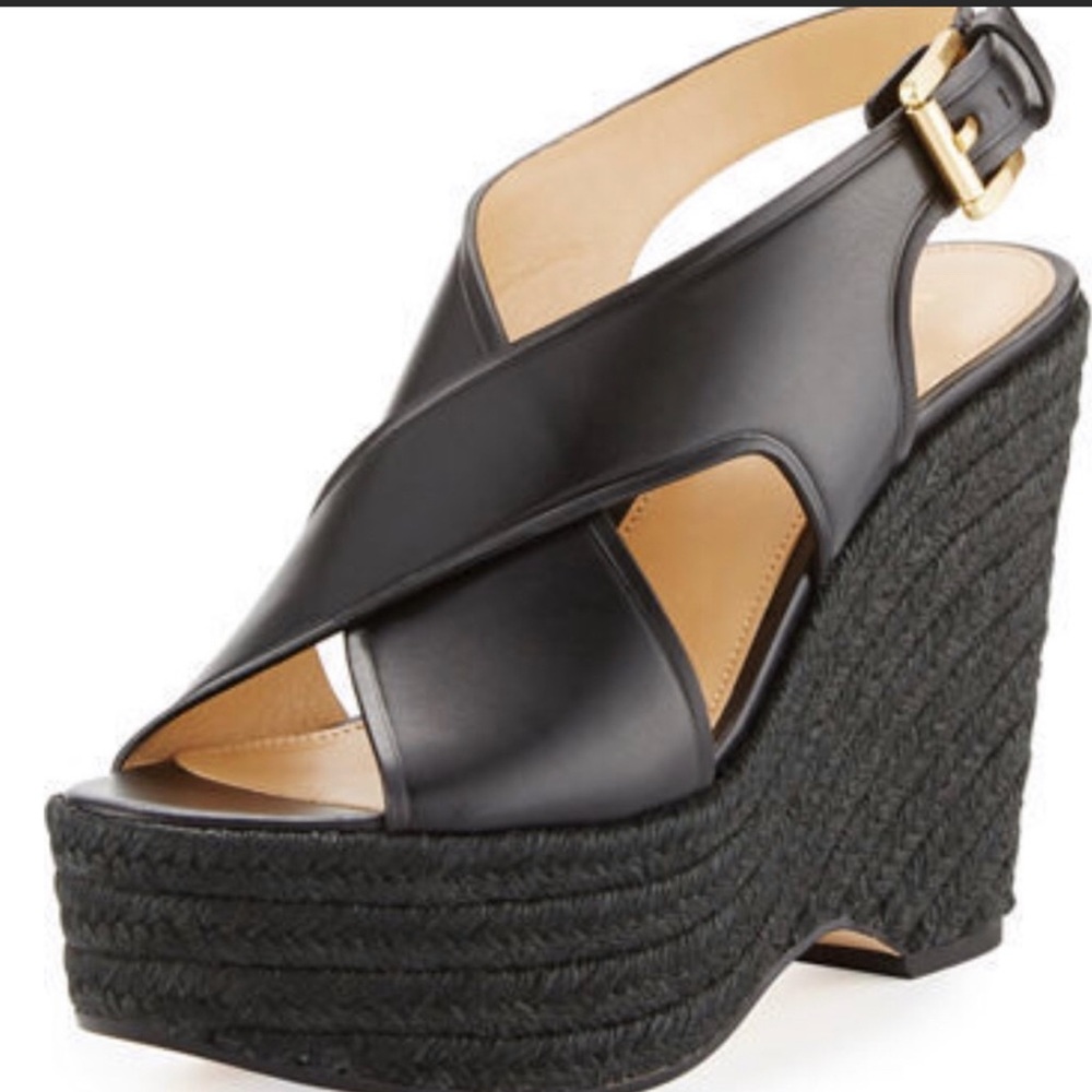 Michael Kors Angeline Wedge Sandal Sz 7